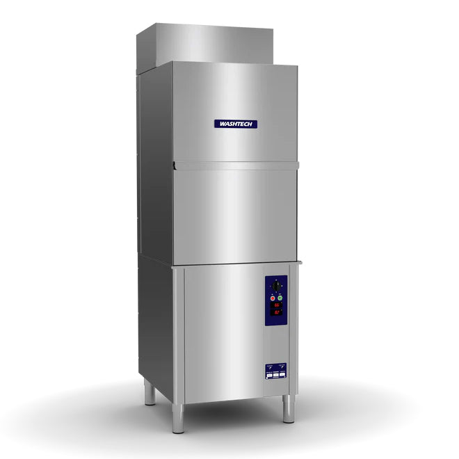 Washtech Front Loading Warewasher with Heat Recovery Unit - 500mm x 600mm Rack - PW1C