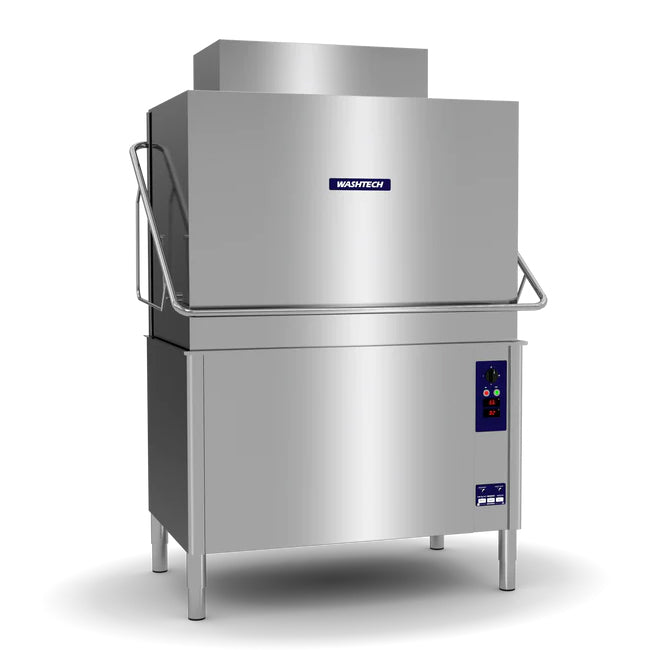 Washtech Wide Body Passthrough Warewasher with Heat Recovery Unit - 500mm x 600mm Rack - PW3C
