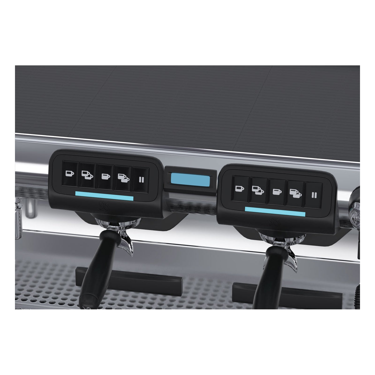 Rancilio CLASSE 7 USB TALL 2GR Espresso Machine - RC2G C7EVO BLK
