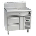 Waldorf 800 Series 900mm Gas Target Top - Refrigerated Base - RN8100G-RB