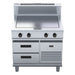 Waldorf 800 Series 900mm Electric Solid Top - Refrigerated Base - RN8104E-RB
