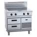 Waldorf 800 Series 900mm Electric Solid Top - Refrigerated Base - RN8104E-RB