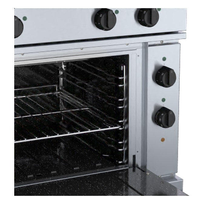 Waldorf 800 Series 900mm Electric Solid Top Convection Oven Range - RN8114EC
