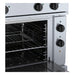 Waldorf 800 Series 900mm Electric Solid Top Convection Oven Range - RN8114EC