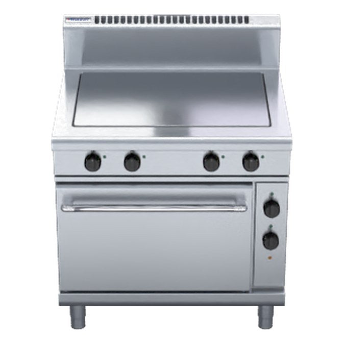 Waldorf 800 Series 900mm Electric Solid Top Convection Oven Range - RN8114EC