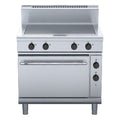 Waldorf 800 Series 900mm Electric Solid Top Convection Oven Range - RN8114EC