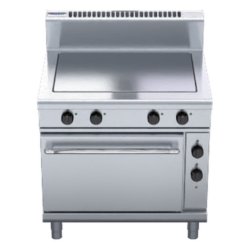 Waldorf 800 Series 900mm Electric Solid Top Static Oven Range - RN8114E