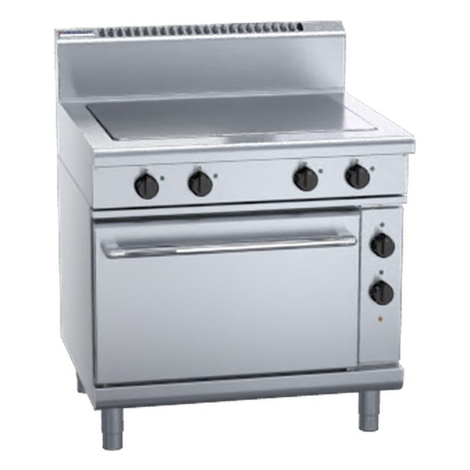 Waldorf 800 Series 900mm Electric Solid Top Static Oven Range - RN8114E