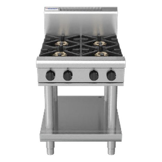 Waldorf 800 Series 600mm Gas Cooktop - Leg Stand - RN8400G-LS