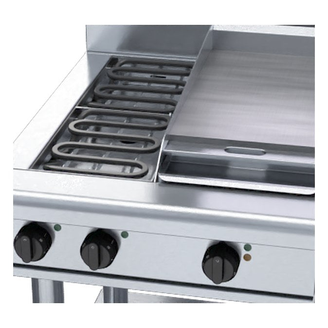 Waldorf 800 Series 600mm Electric Cooktop - Leg Stand - RN8403E-LS