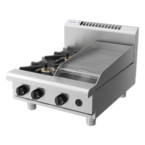 Waldorf 800 Series 600mm Gas Cooktop - Bench Model - RN8403G-B