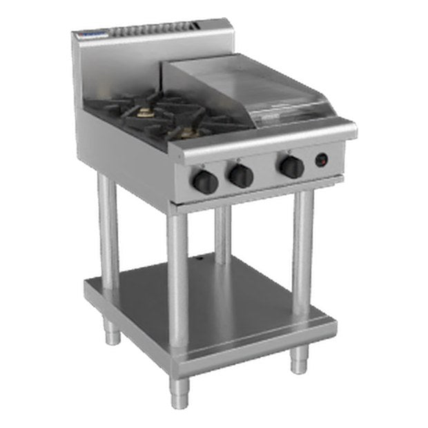 Waldorf 800 Series 600mm Gas Cooktop - Leg Stand - RN8403G-LS