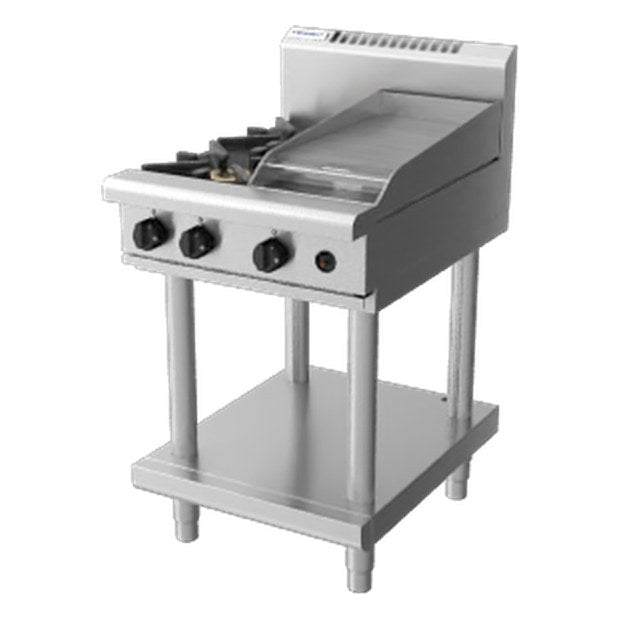 Waldorf 800 Series 600mm Gas Cooktop - Leg Stand - RN8403G-LS