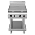 Waldorf 800 Series 600mm Gas Cooktop - Leg Stand - 600mm Griddle - RN8406G-LS