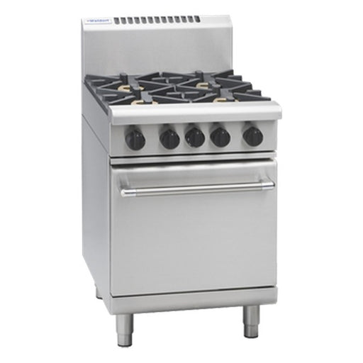 Waldorf 800 Series 600mm Gas Range Static Oven Low Back Version - RNL8416G