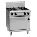 Waldorf 800 Series 750mm Gas Range Electric Convection Oven - 2 Burner + 300mm Griddle - RN8513GEC