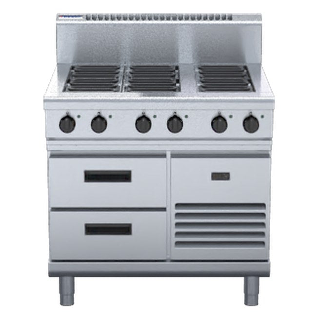 Waldorf 800 Series 900mm Electric Cooktop - Refrigerated Base - RN8600E-RB