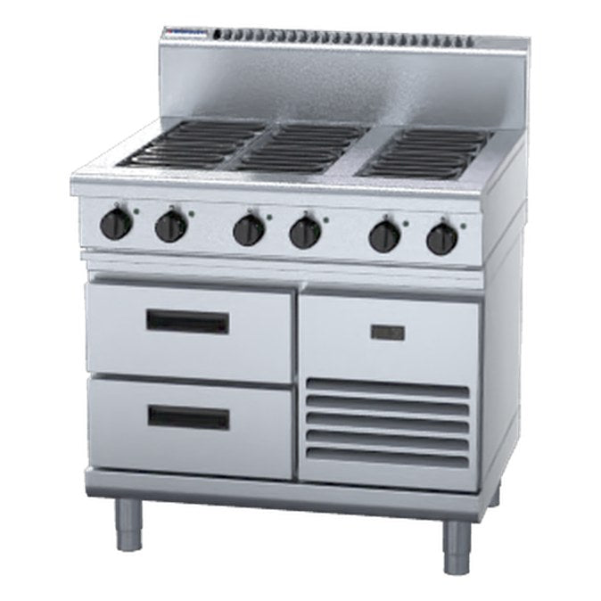 Waldorf 800 Series 900mm Electric Cooktop - Refrigerated Base - RN8600E-RB