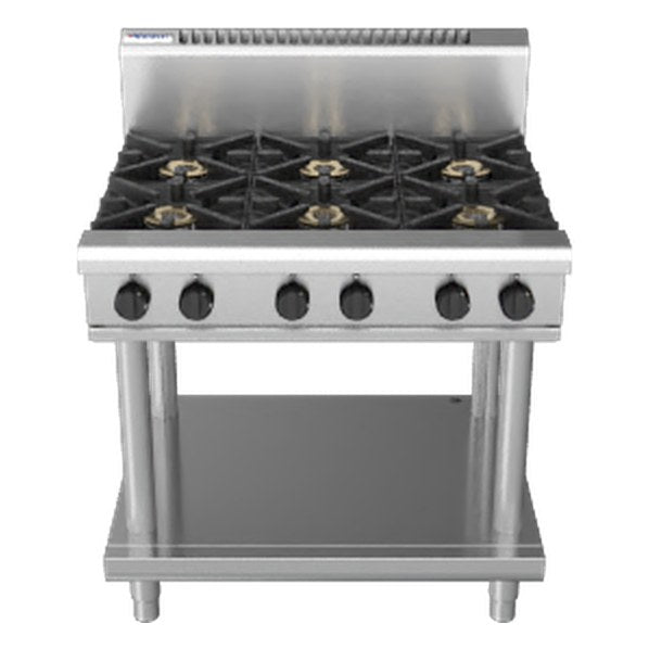 Waldorf 800 Series 900mm Gas Cooktop - Leg Stand - RN8600G-LS