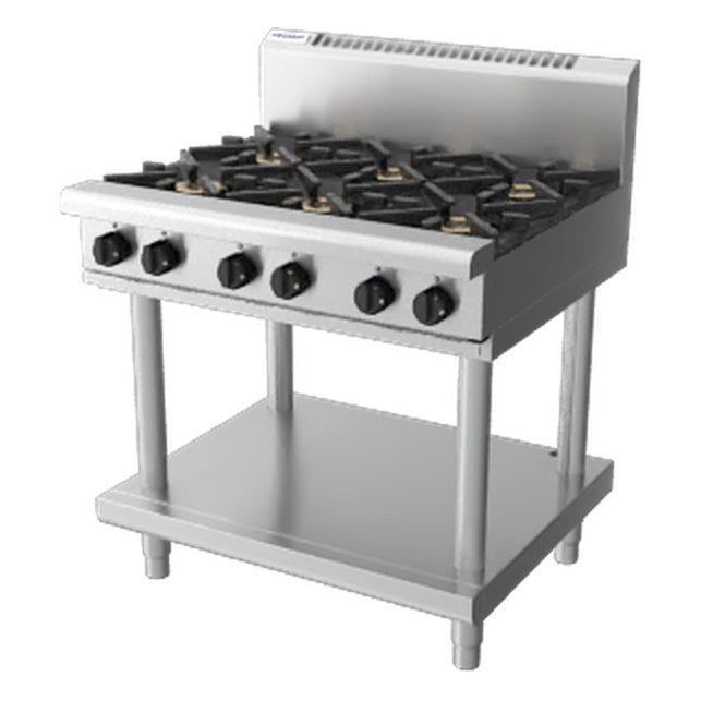 Waldorf 800 Series 900mm Gas Cooktop - Leg Stand - RN8600G-LS