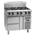 Waldorf 800 Series 900mm Gas Cooktop Low Back Version - Refrigerated Base - RNL8600G-RB