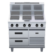 Waldorf 800 Series 900mm Electric Cooktop Sealed Hobs - Refrigerated Base - RN8600SE-RB