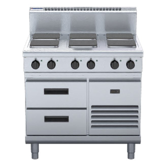 Waldorf 800 Series 900mm Electric Cooktop Sealed Hobs - Refrigerated Base - RN8600SE-RB