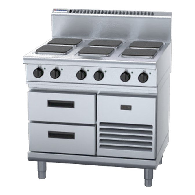 Waldorf 800 Series 900mm Electric Cooktop Sealed Hobs - Refrigerated Base - RN8600SE-RB