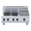 Waldorf 800 Series 900mm Electric Cooktop - Bench Model - 4 Burner + 300mm Griddle - RN8603E-B