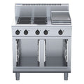 Waldorf 800 Series 900mm Electric Cooktop - Cabinet Base - 4 Burner + 300mm Griddle - RN8603E-CB