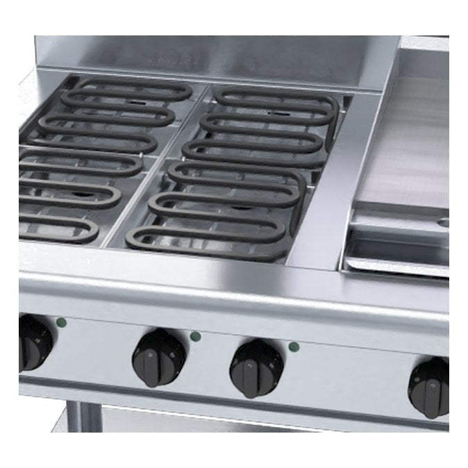 Waldorf 800 Series 900mm Electric Cooktop - Leg Stand - RN8603E-LS