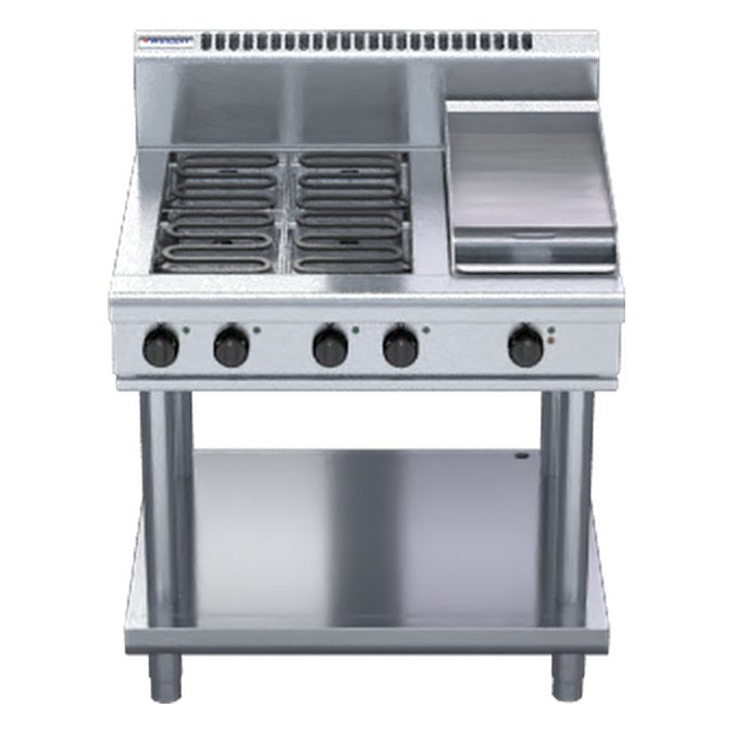 Waldorf 800 Series 900mm Electric Cooktop - Leg Stand - RN8603E-LS
