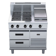 Waldorf 800 Series 900mm Electric Cooktop - Refrigerated Base - RN8603E-RB