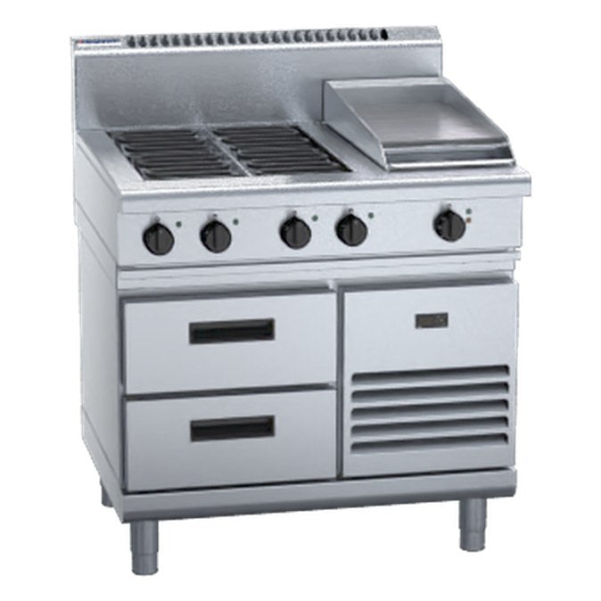 Waldorf 800 Series 900mm Electric Cooktop - Refrigerated Base - RN8603E-RB