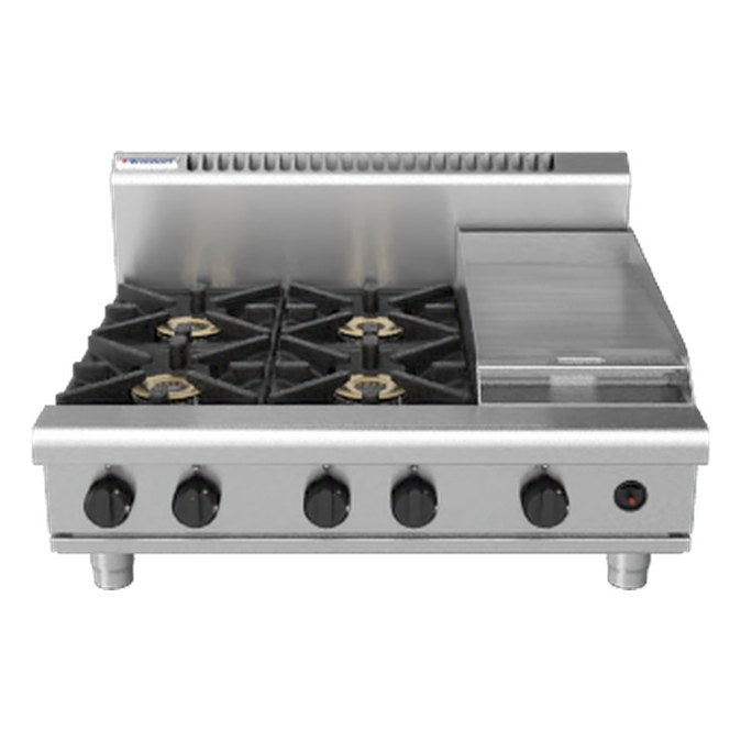 Waldorf 800 Series 900mm Gas Cooktop - Bench Model - RN8603G-B