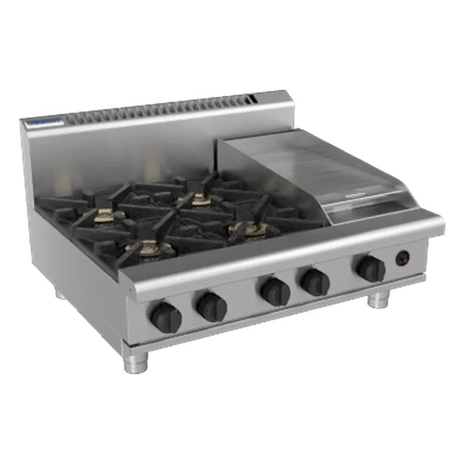 Waldorf 800 Series 900mm Gas Cooktop - Bench Model - RN8603G-B