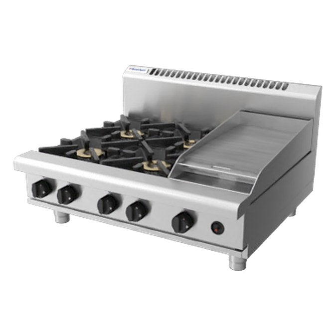 Waldorf 800 Series 900mm Gas Cooktop - Bench Model - RN8603G-B