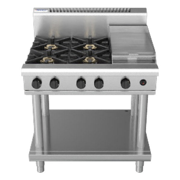 Waldorf 800 Series 900mm Gas Cooktop - Leg Stand - RN8603G-LS
