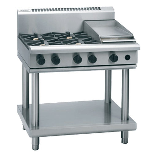 Waldorf 800 Series 900mm Gas Cooktop Low Back Version - Leg Stand - RNL8603G-LS