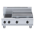 Waldorf 800 Series 900mm Electric Cooktop - Bench Model - 2 Burner + 600mm Griddle - RN8606E-B