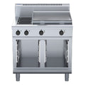 Waldorf 800 Series 900mm Electric Cooktop - Cabinet Base - 2 Burner + 600mm Griddle - RN8606E-CB