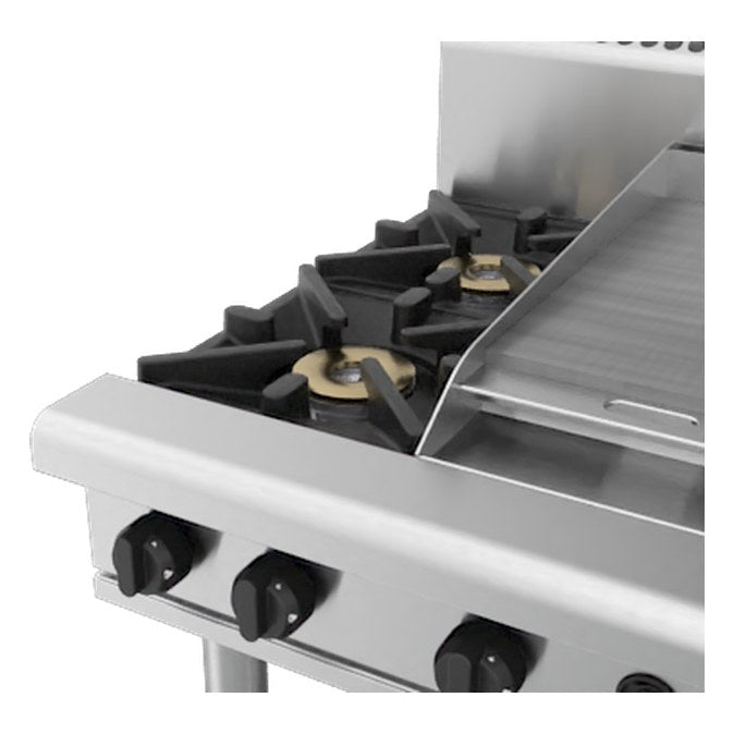 Waldorf 800 Series 900mm Gas Cooktop - Leg Stand - RN8606G-LS