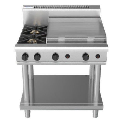 Waldorf 800 Series 900mm Gas Cooktop - Leg Stand - RN8606G-LS