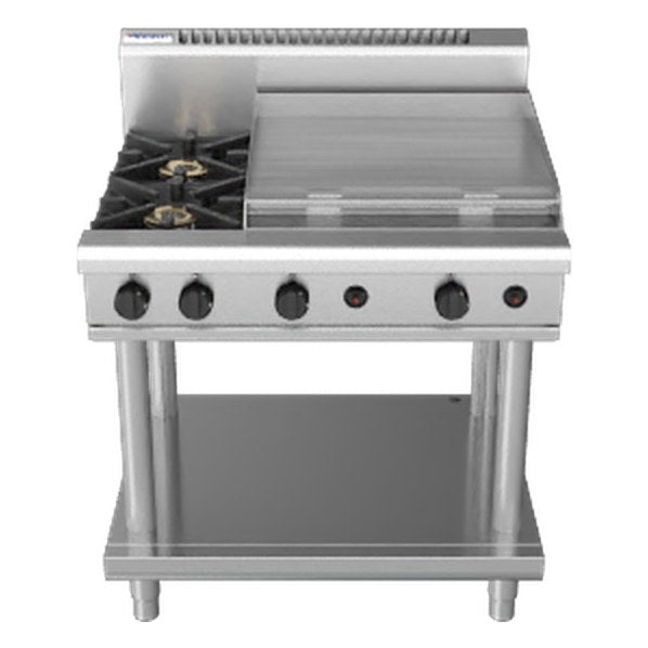 Waldorf 800 Series 900mm Gas Cooktop - Leg Stand - RN8606G-LS