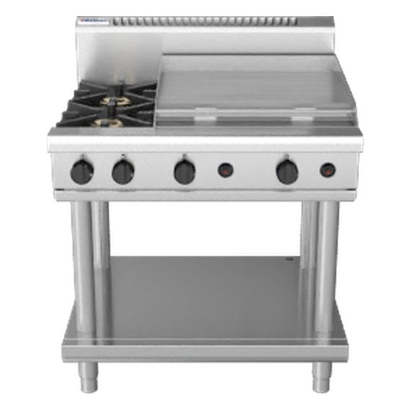Waldorf 800 Series 900mm Gas Cooktop - Leg Stand - RN8606G-LS