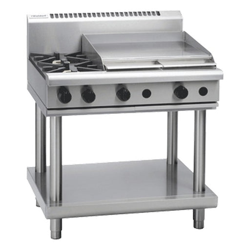 Waldorf 800 Series 900mm Gas Cooktop Low Back Version - Leg Stand - RNL8606G-LS