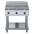 Waldorf 800 Series 900mm Electric Cooktop - Leg Stand - 900mm Griddle - RN8609E-LS