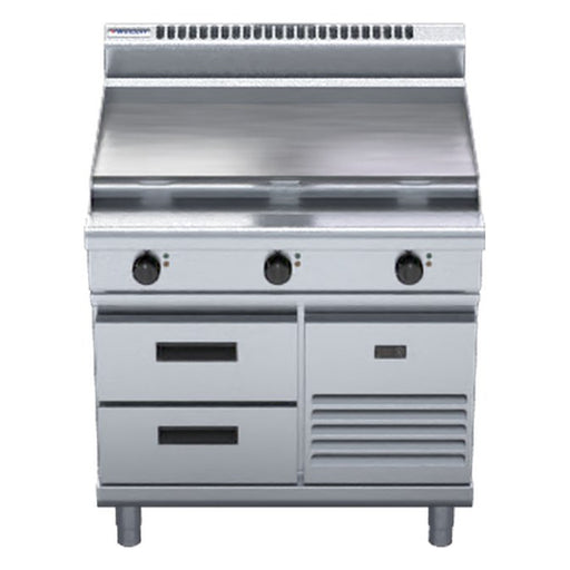 Waldorf 800 Series 900mm Electric Cooktop - Refrigerated Base - RN8609E-RB