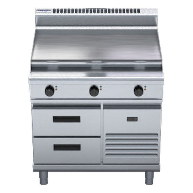 Waldorf 800 Series 900mm Electric Cooktop - Refrigerated Base - RN8609E-RB