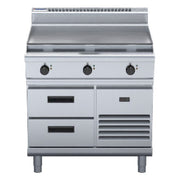 Waldorf 800 Series 900mm Electric Cooktop - Refrigerated Base - RN8609E-RB